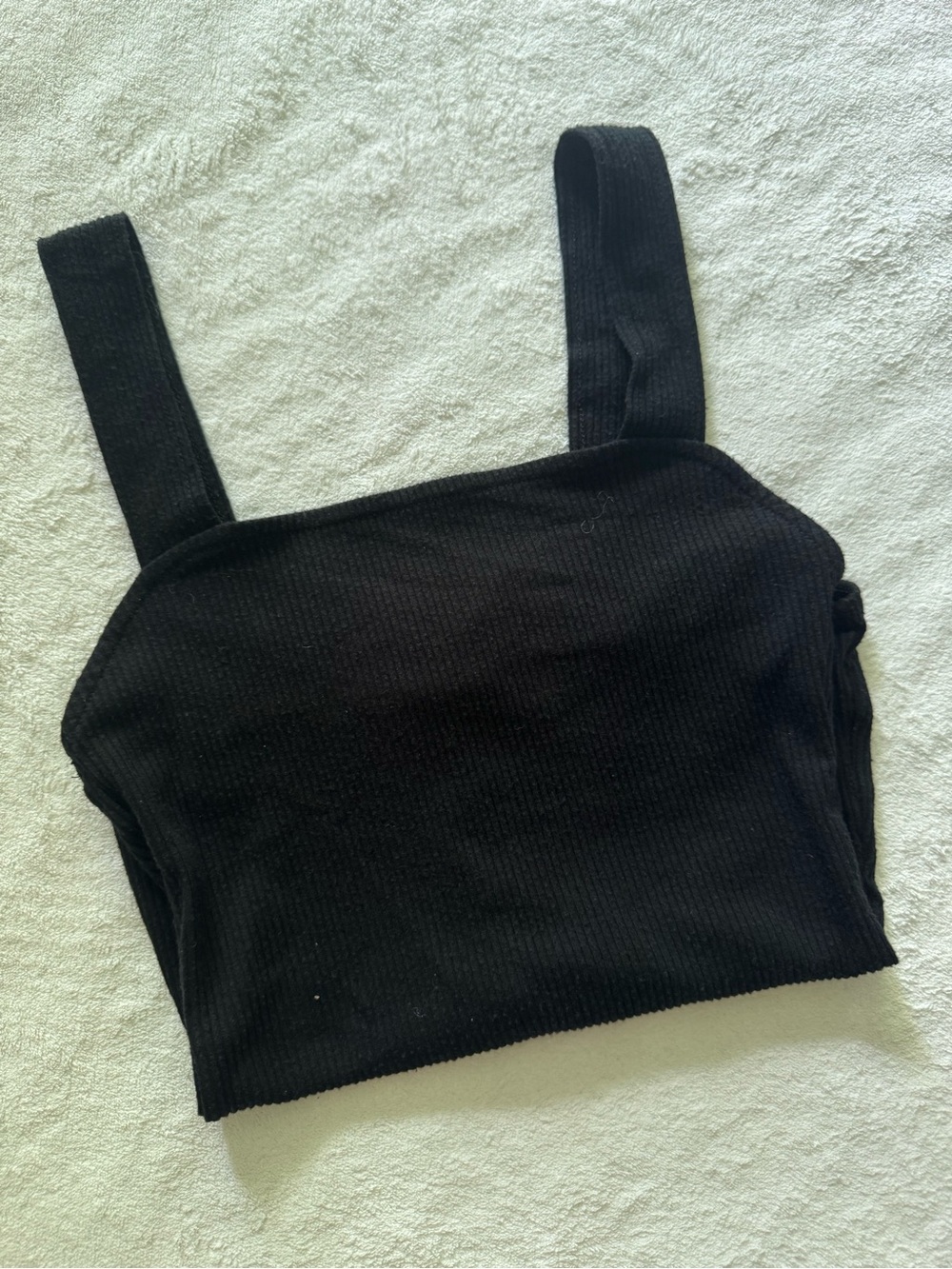 AE ribbed square neck bodysuit size S